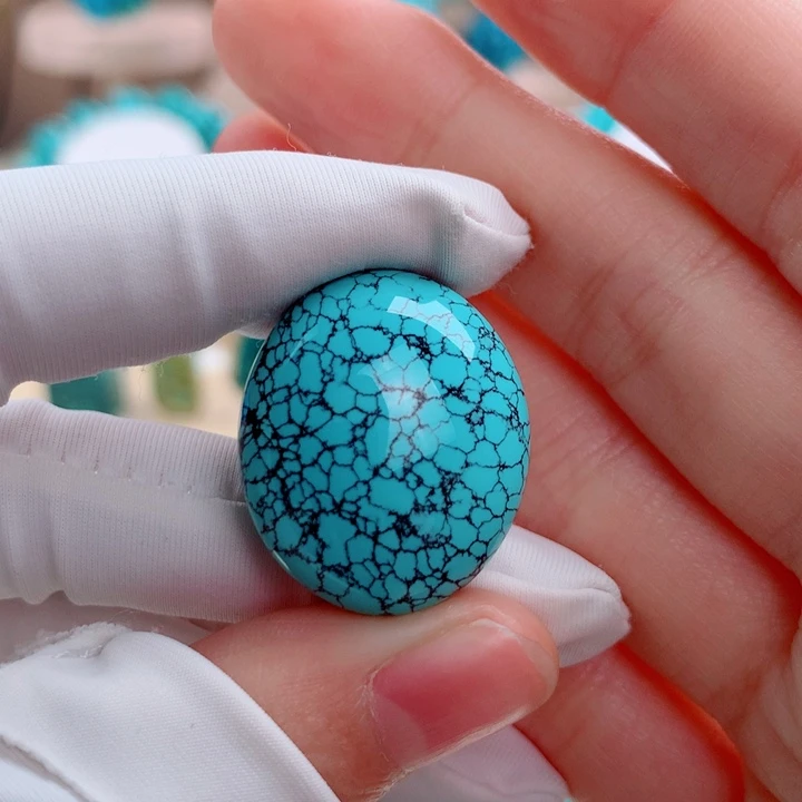 绿松石未镶嵌挂件