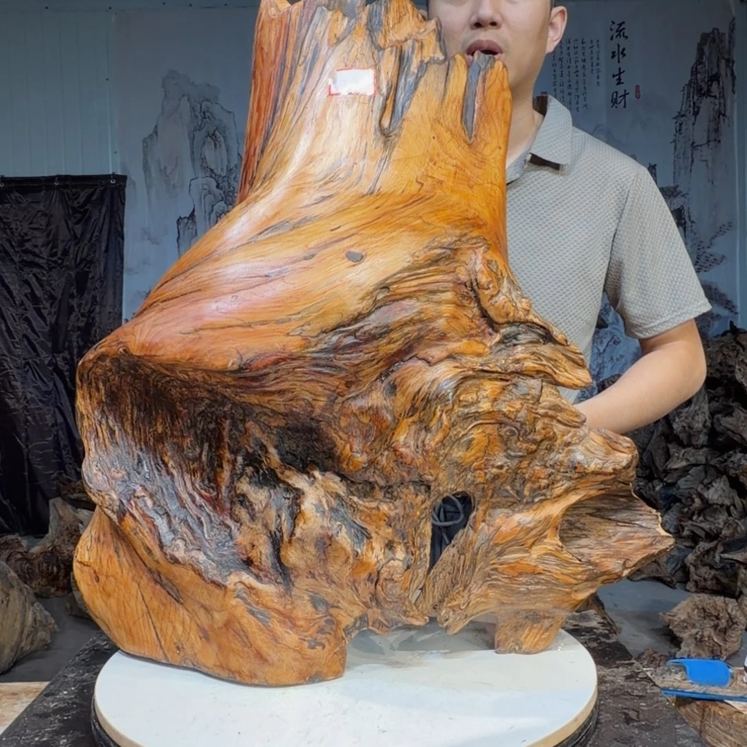 用***8木三丰琥珀木 摆件16