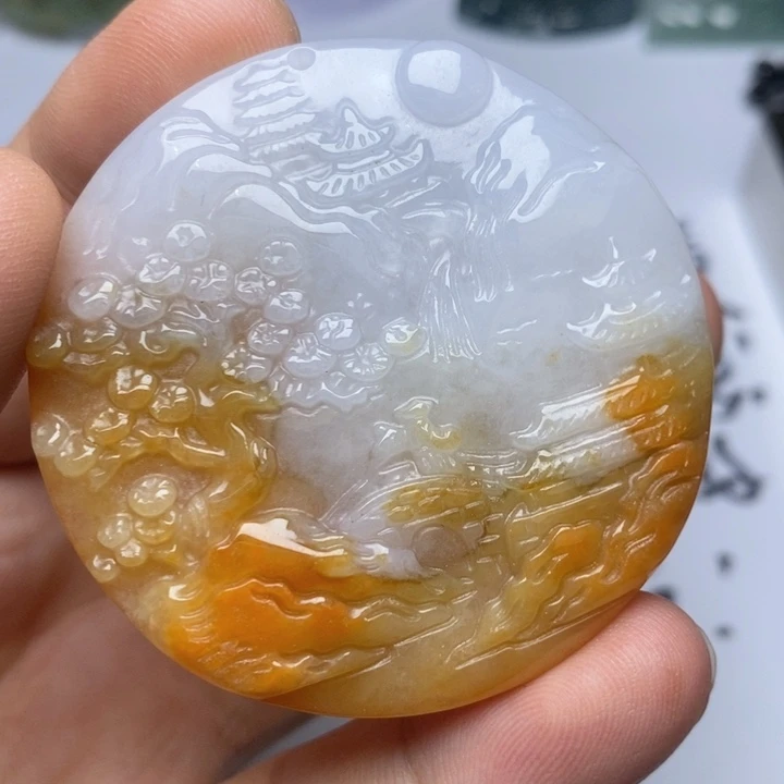 颈饰未镶嵌翡翠翡翠