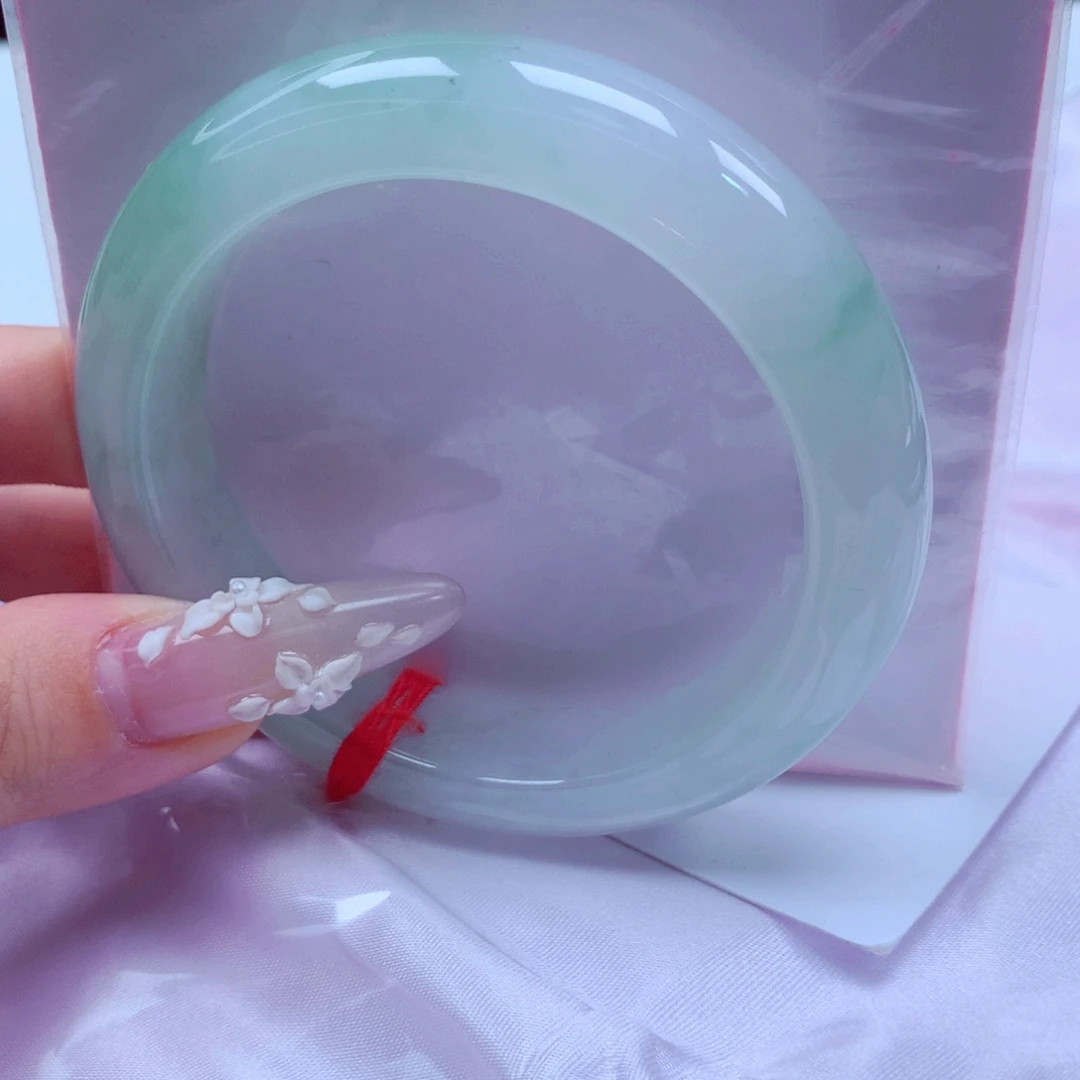 未镶嵌手镯翡翠天然缅甸翡翠A货手镯 108号