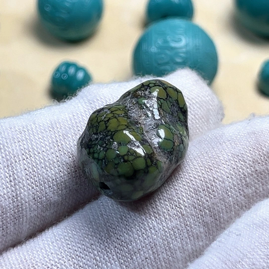 未镶嵌绿松石唐三彩随型