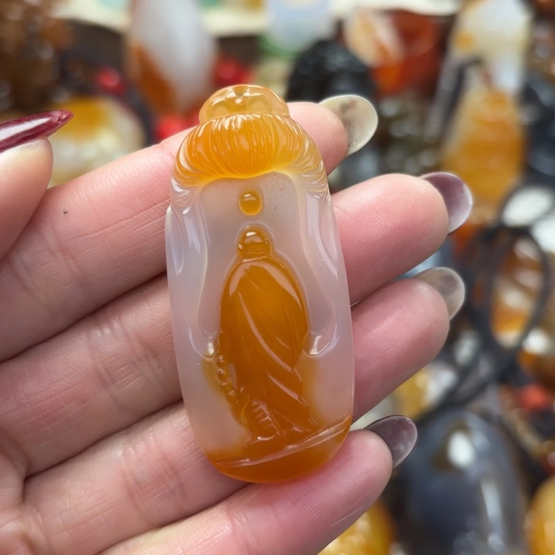 未镶嵌挂件玛瑙/玉髓