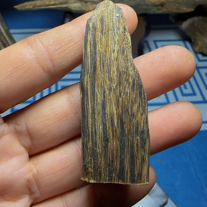 木质海南莺歌绿奇吊坠7克