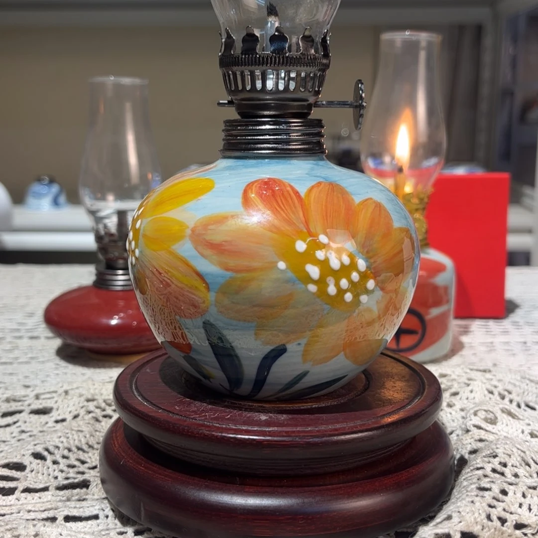 摆件景德镇陶瓷香薰灯