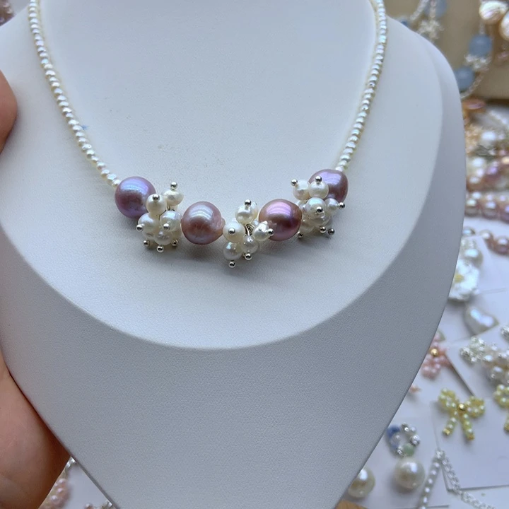 颈饰未镶嵌淡水珍珠