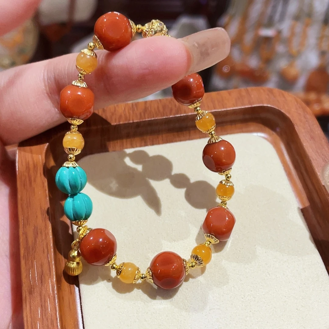 蜜蜡未镶嵌手链手串