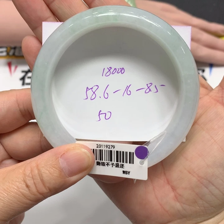 翡翠未镶嵌手镯50