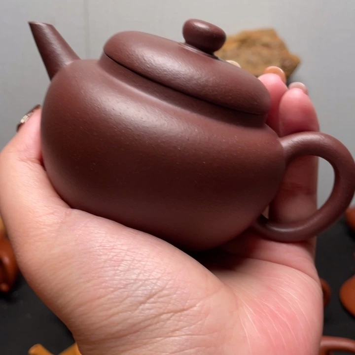 我***Y紫砂壶全手工桃花泥