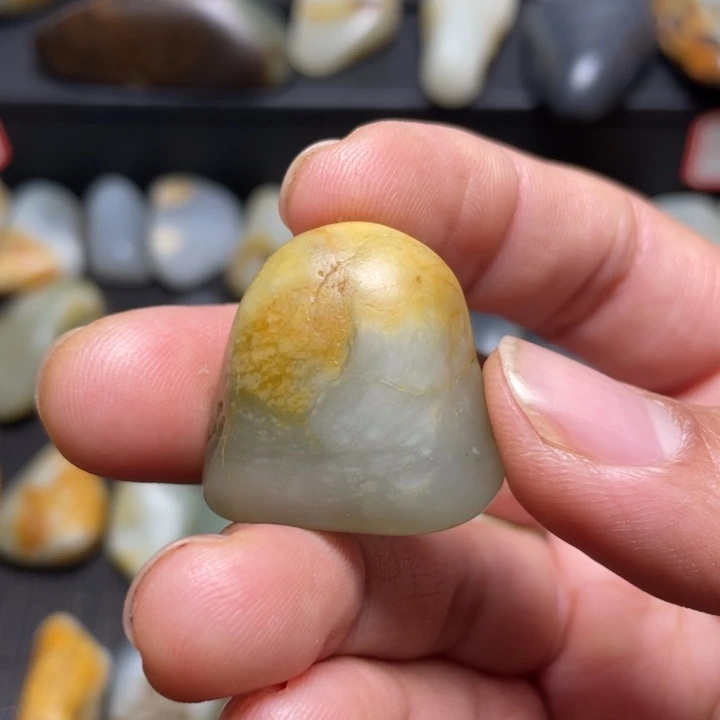 和田玉未镶嵌挂件86