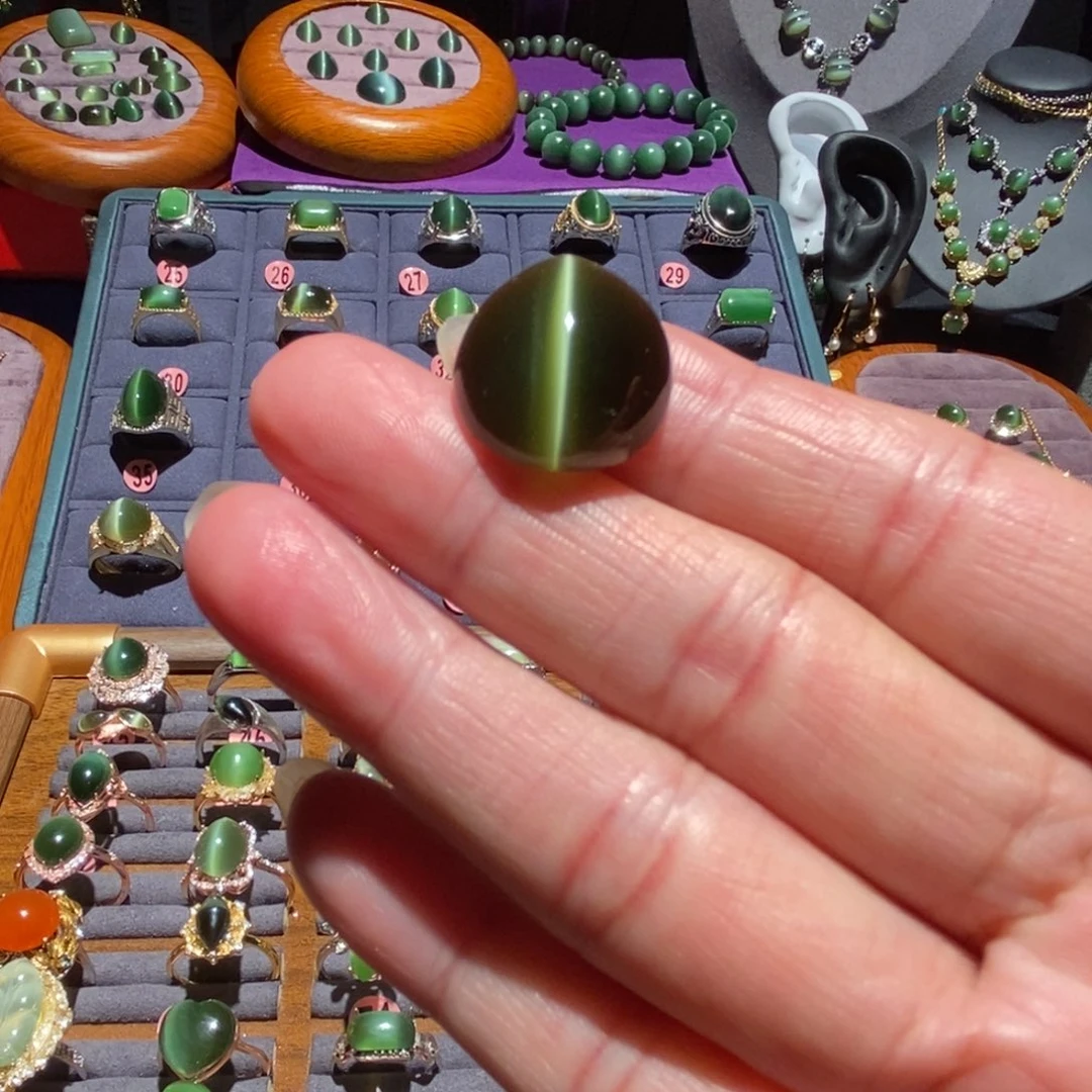 和田玉未镶嵌戒指