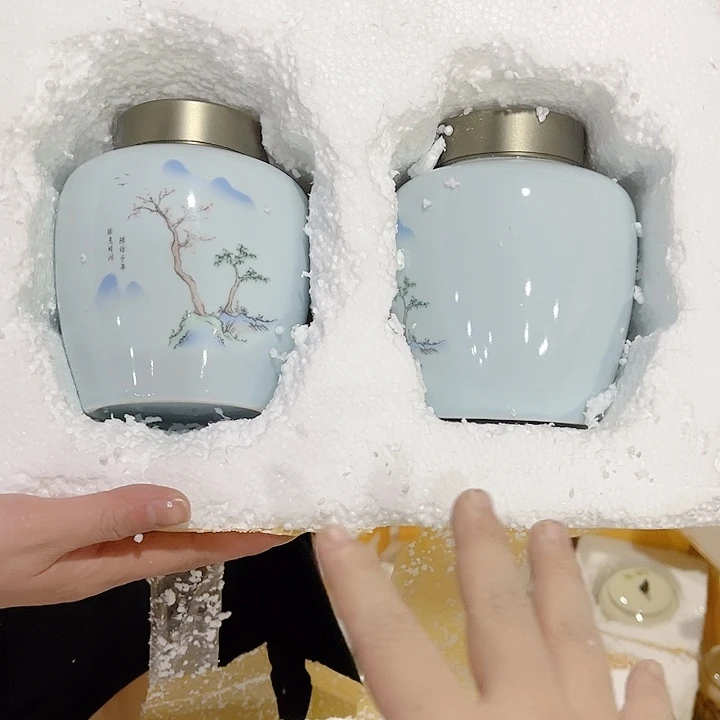 罐陶瓷茶叶罐密封罐家用