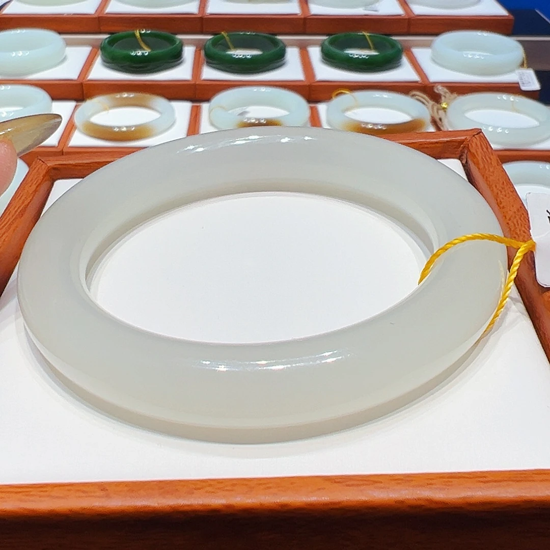 和田玉未镶嵌手镯冰蜂蜜5758