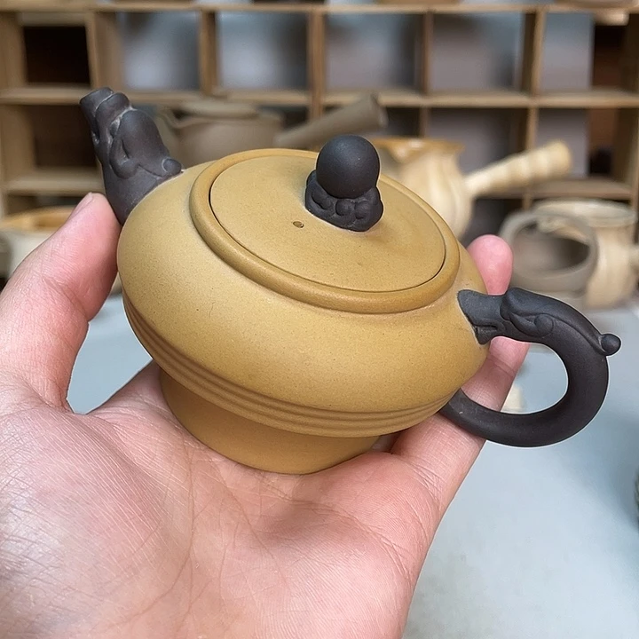 壶老段烧陶瓷茶器！