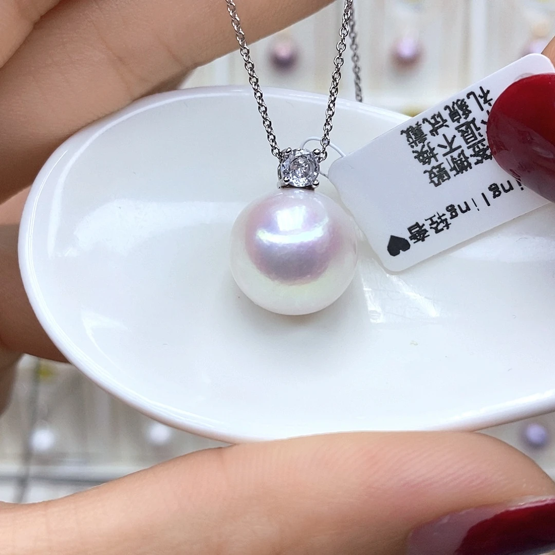 颈饰合金淡水珍珠