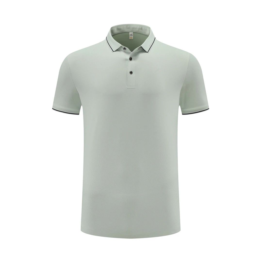 2025年夏季新款POLO衫短袖男简约休闲百搭纯色翻领T恤男薄款上衣