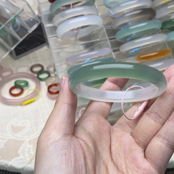 玛瑙/玉髓合金手镯55圈口