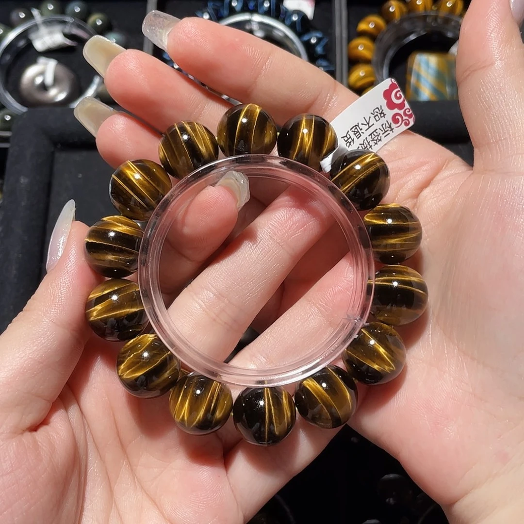 *****未镶嵌手链木变石（虎睛石）