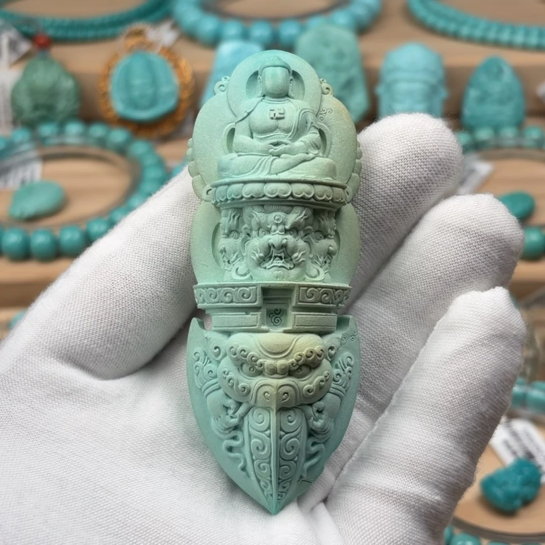 绿松石未镶嵌珠宝奇石