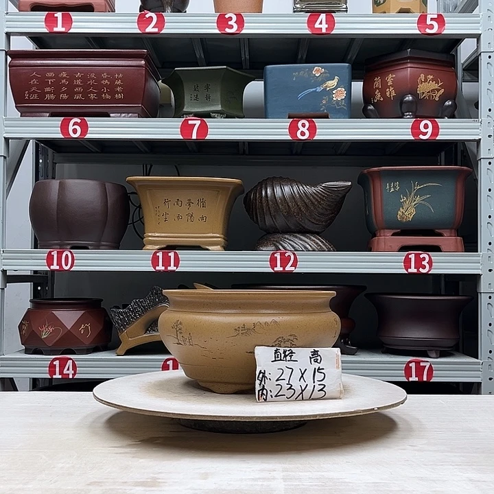 紫砂花盆紫砂花盆