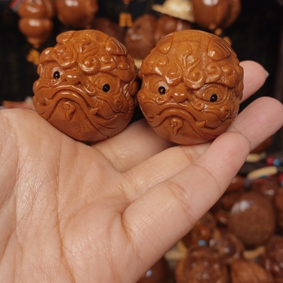 手串/手链橄榄核麒麟一对000555