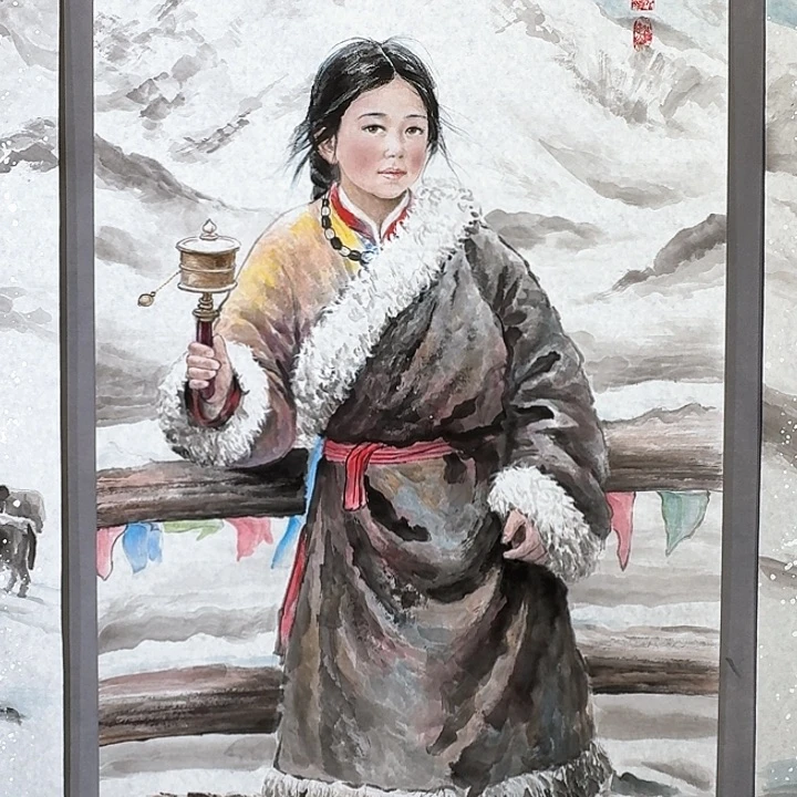 国画亲笔手绘放心去藏