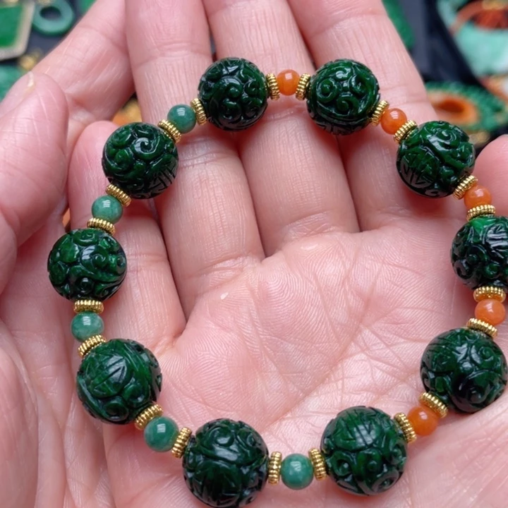 翡翠未镶嵌手链翡翠之