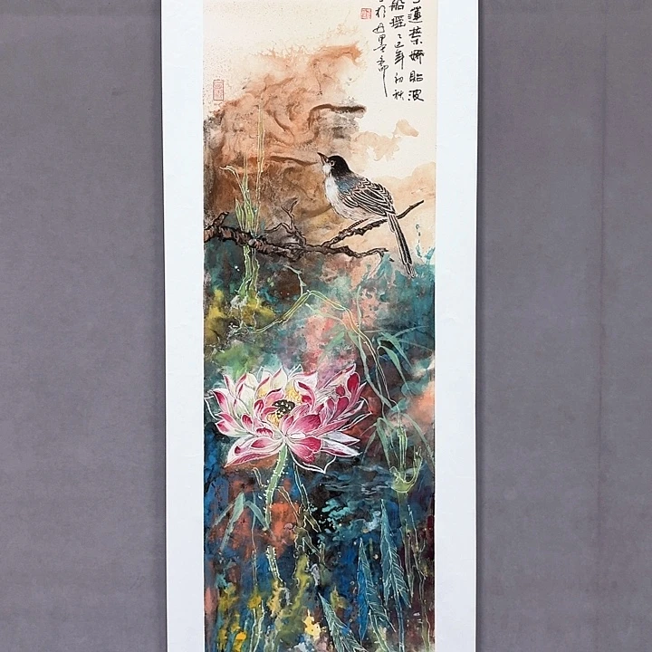 国画亲笔手绘放心去藏