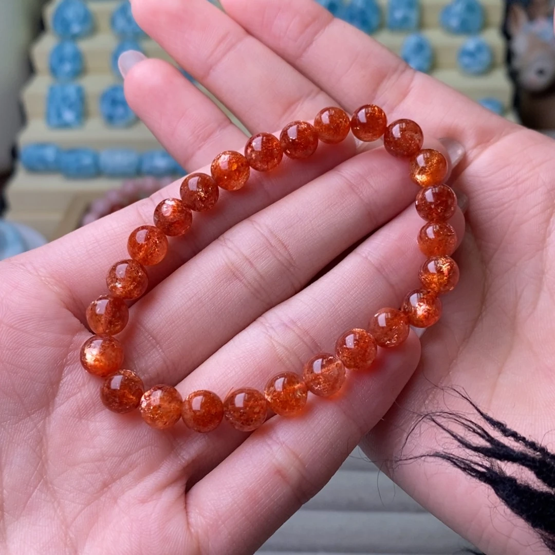 优***宝手串未镶嵌长石金太阳