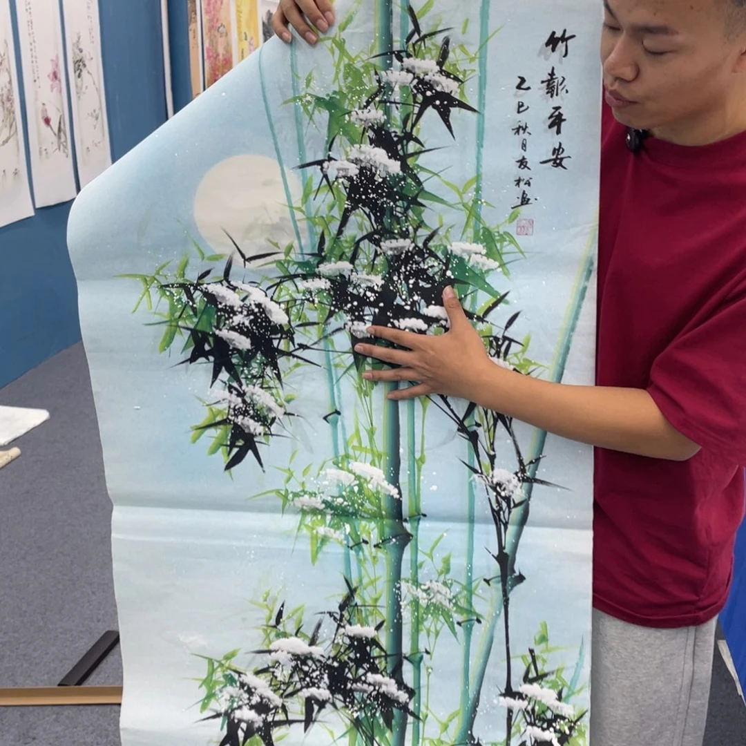 国画手绘国画欣赏一下