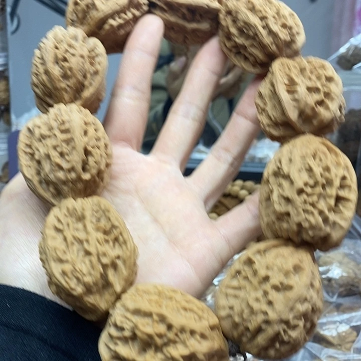文玩核桃把件38鸡心手持
