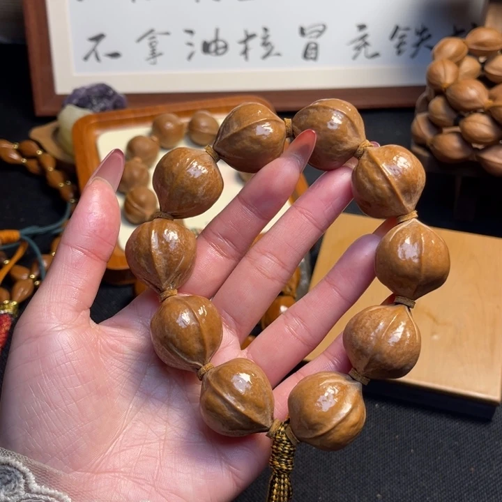 言****橄榄核手串/手链23.26精品梅林铁核