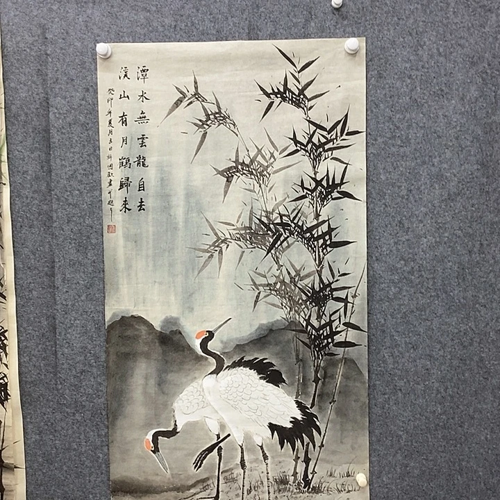 竖款新中式装饰画1