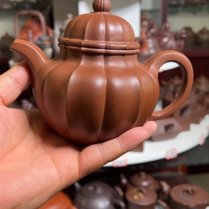 ****张茶壶紫砂原矿掇球