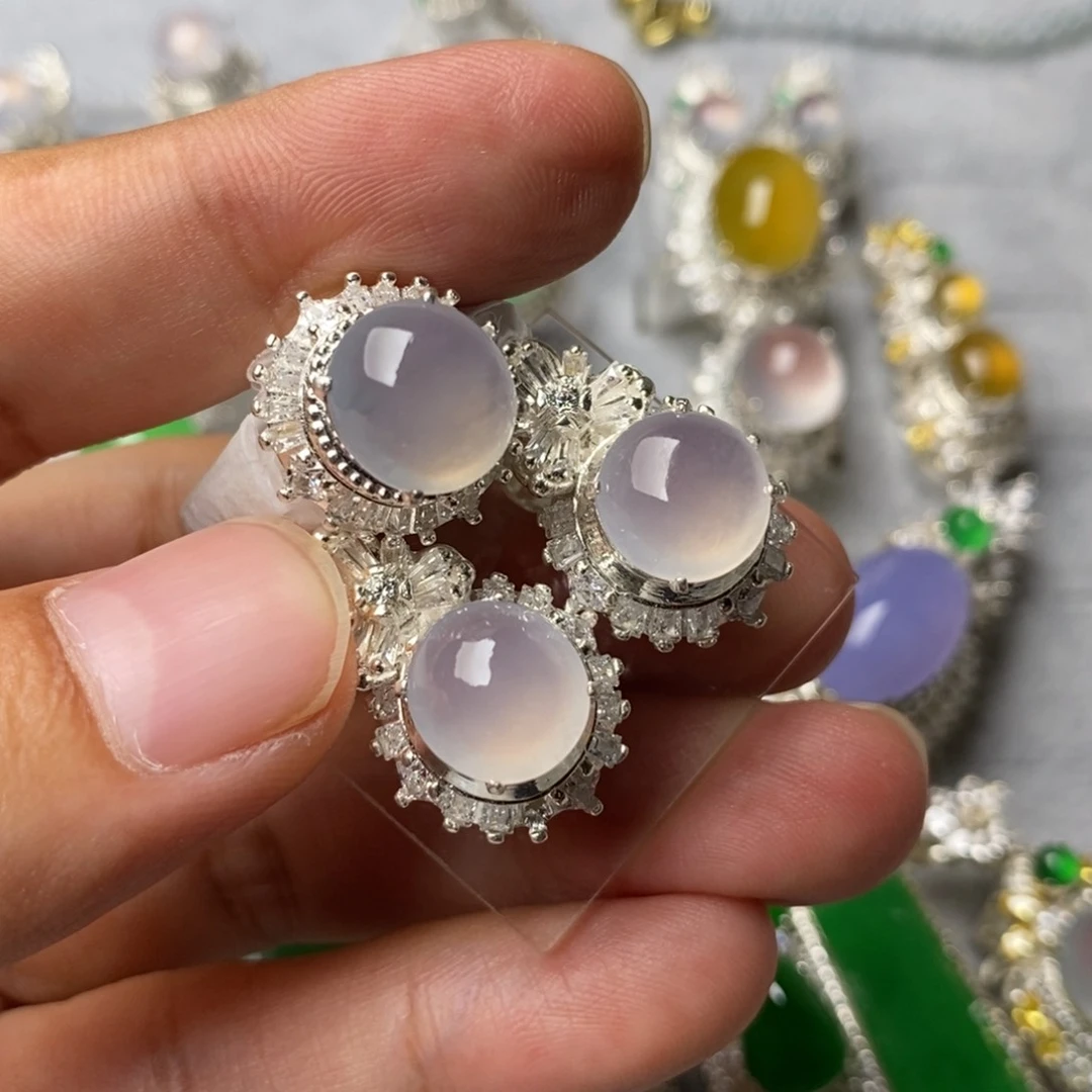 定制翡翠未镶嵌冰种10mm