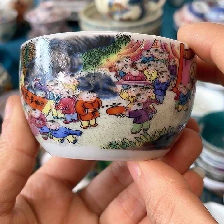 景德镇陶瓷主人杯12333