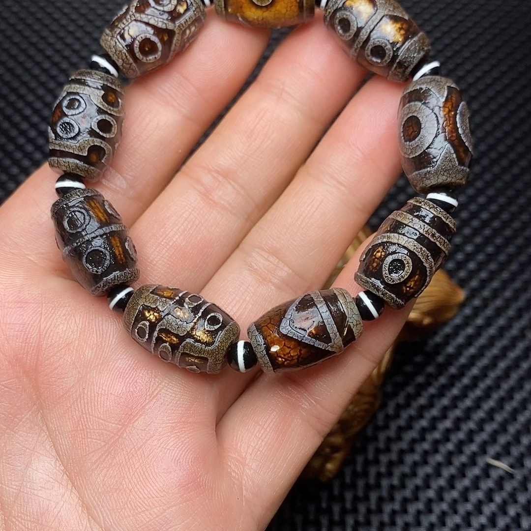 神***斗玛瑙/玉髓未镶嵌手链