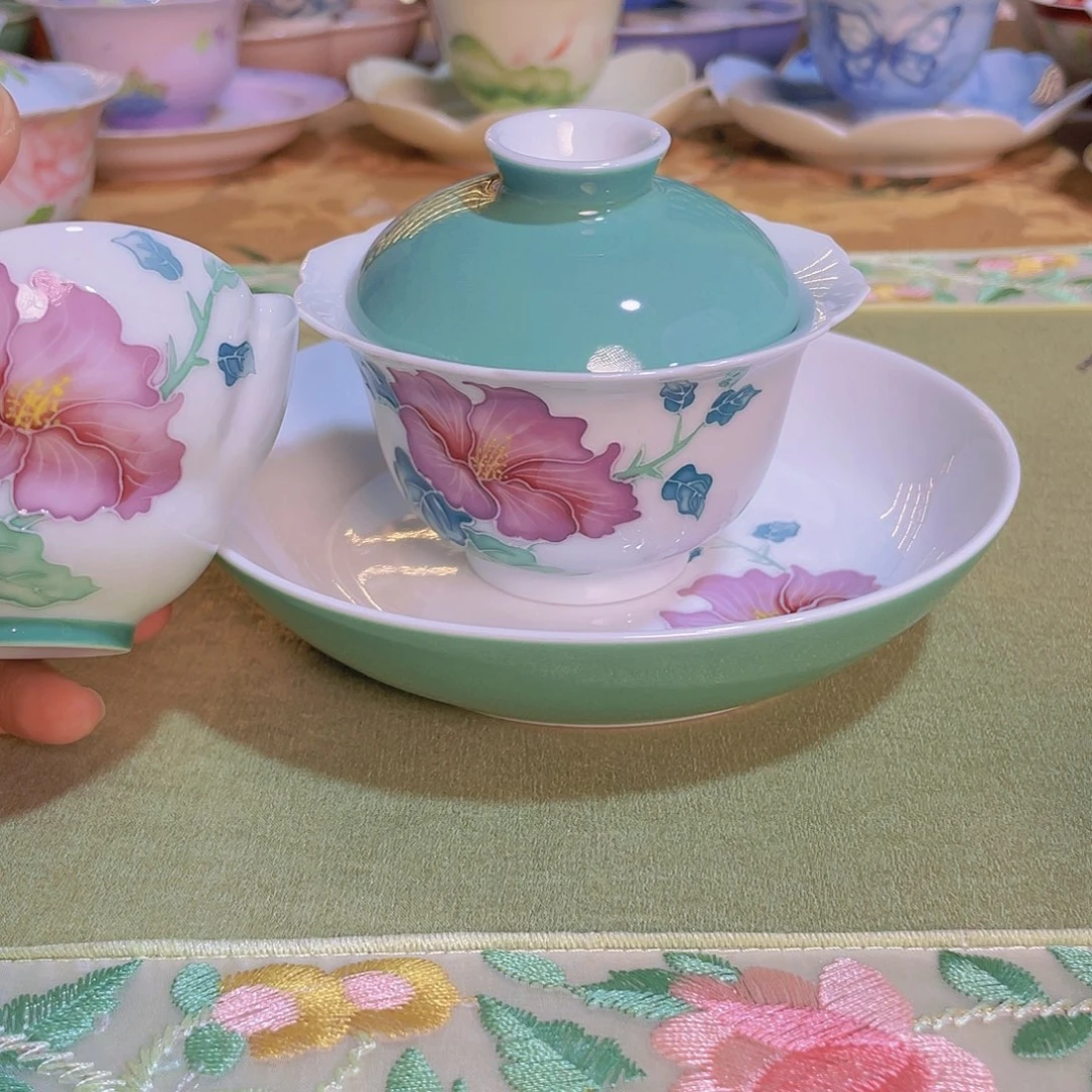 【闪购商品】喜**糖估荷茶杯➕壺承