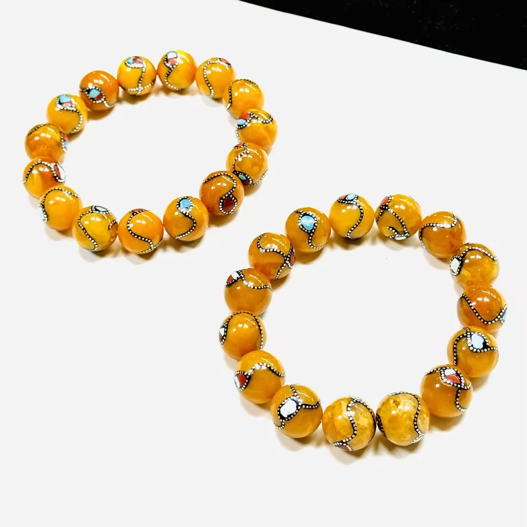 【WR】蜜蜡DIY手串-约13mm（多样性发其一）