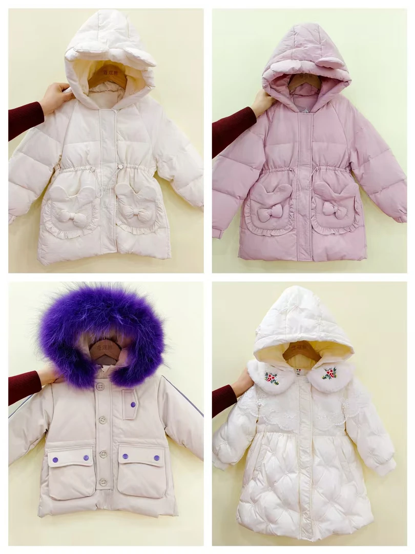 【羽羽链接】99-3儿童冬款童装反季宝宝外套清甩