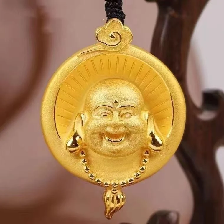 新款（大佛公吊坠带链子）同款中式高级男女同款