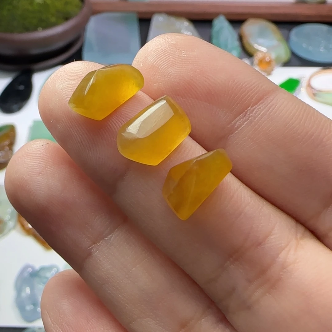 定制翡翠未镶嵌材料