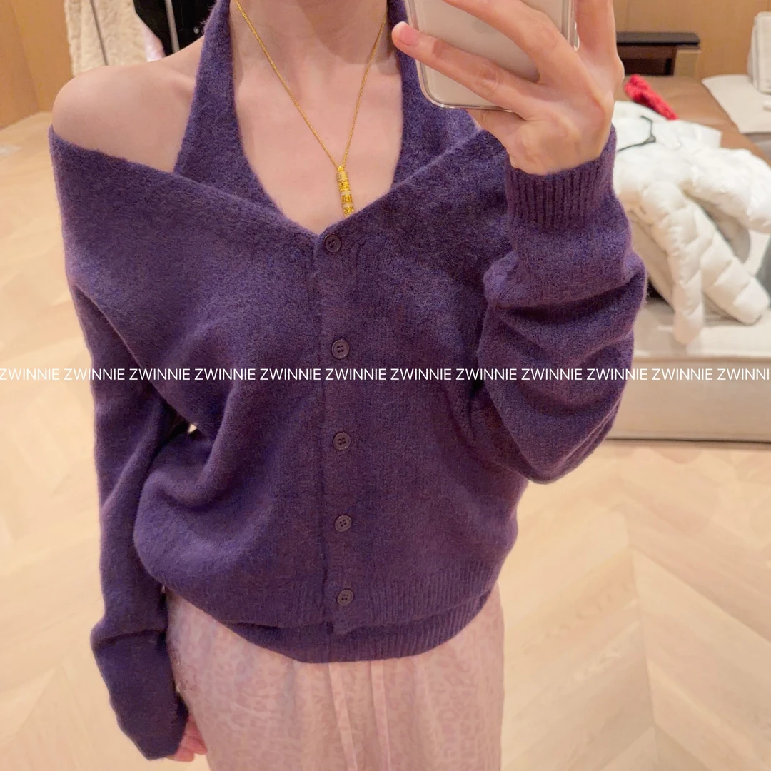 Zwinnie/詹维尼【挂脖假两件毛衫】细腻柔软不扎人毛衣XH-WMT202504