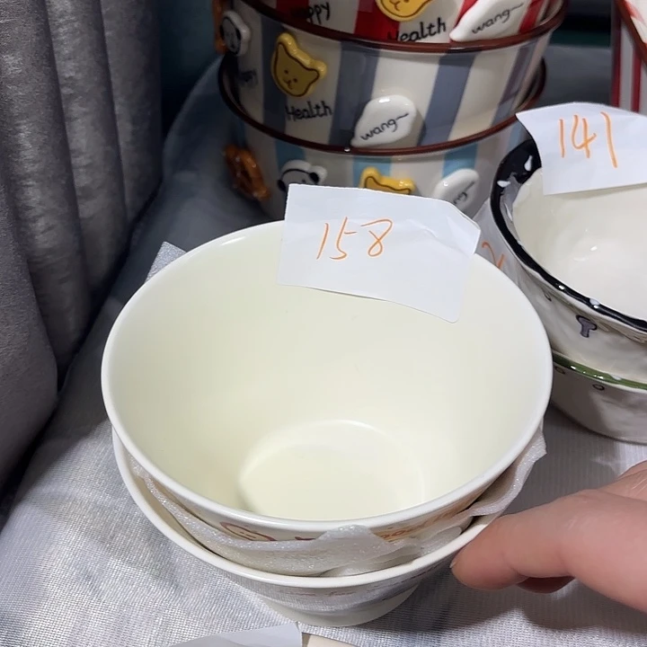 搪瓷斗利碗，两个装高颜值