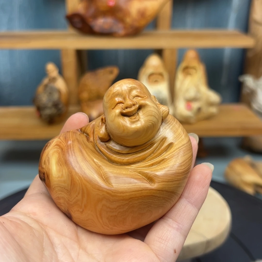 木用****9崖柏木摆件手把件