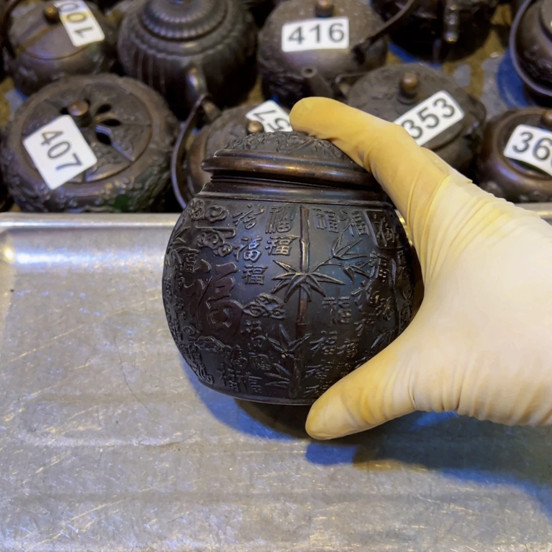 黄铜摆件，文房摆件