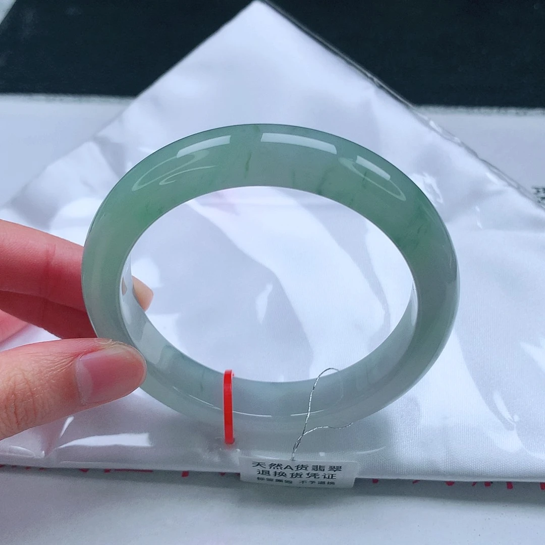 翡翠手镯未镶嵌可*58圈