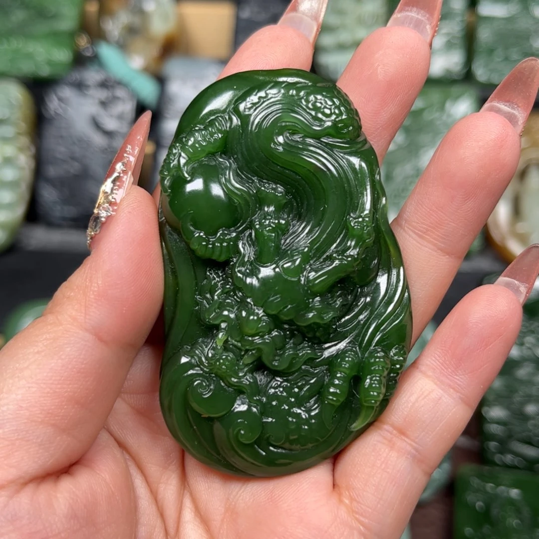 和田玉挂件未镶嵌善*