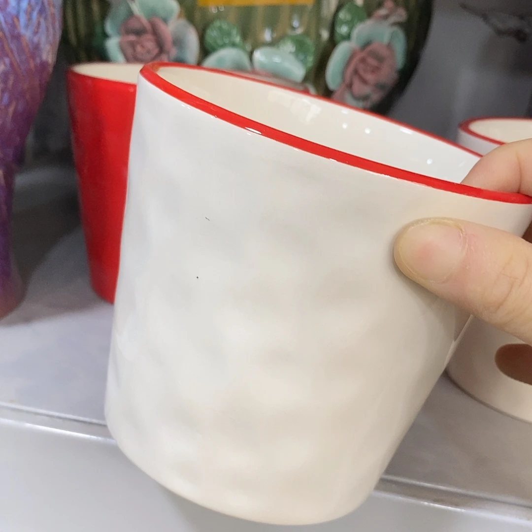 杯子陶陶盆有孔 瑕疵介意勿拍