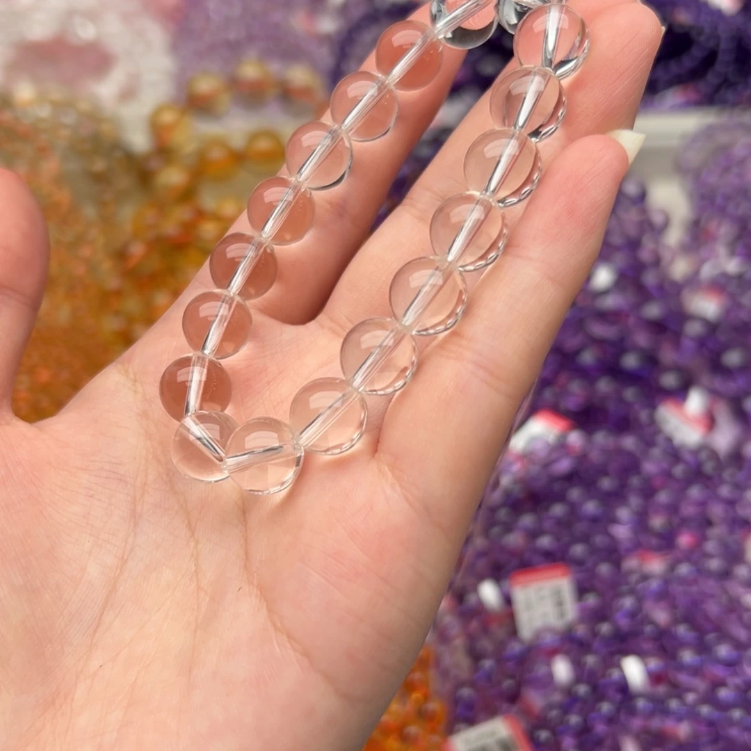 未镶嵌手链水晶白水晶