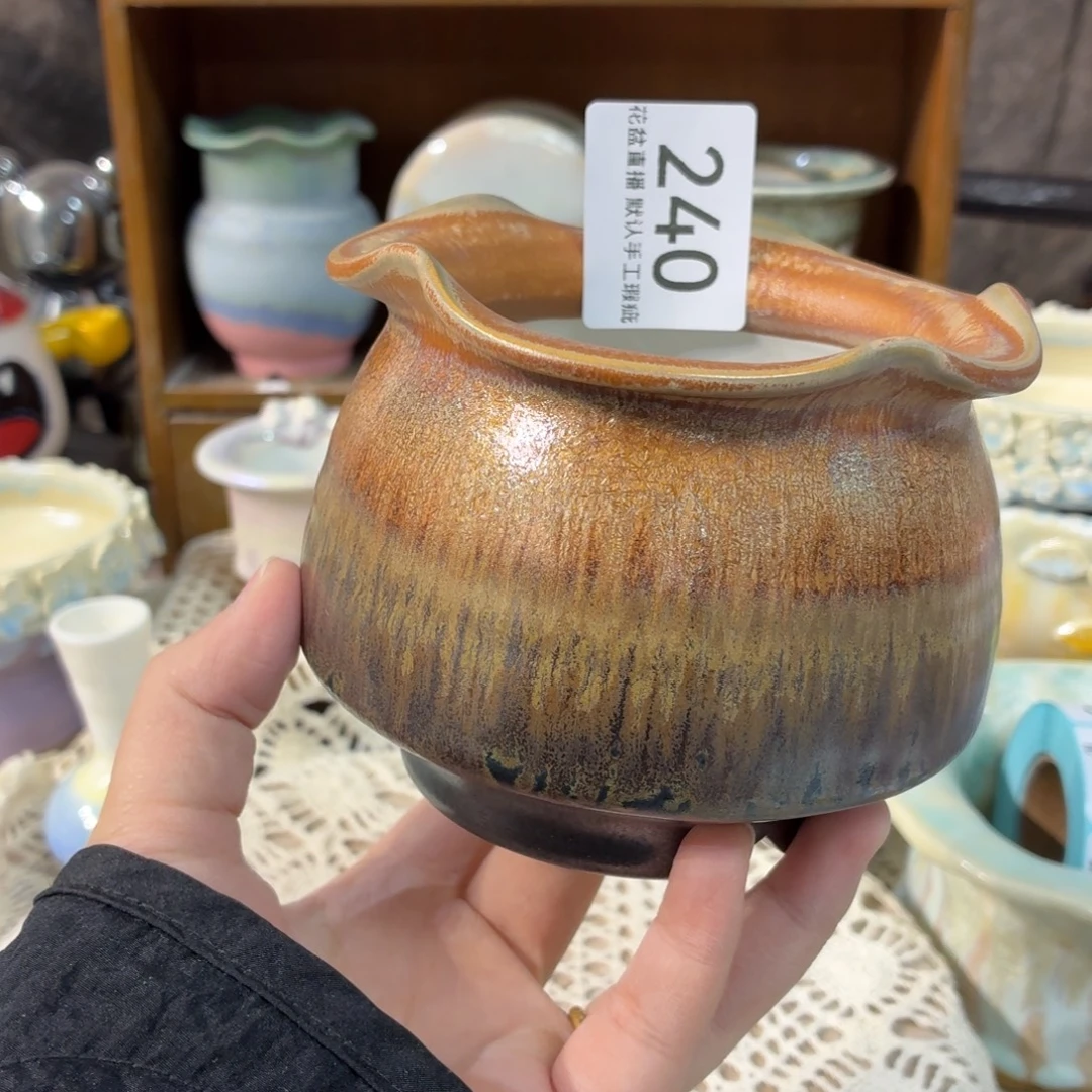 景德镇陶瓷花盆艺术